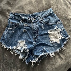 Lee Vintage Distressed Shorts